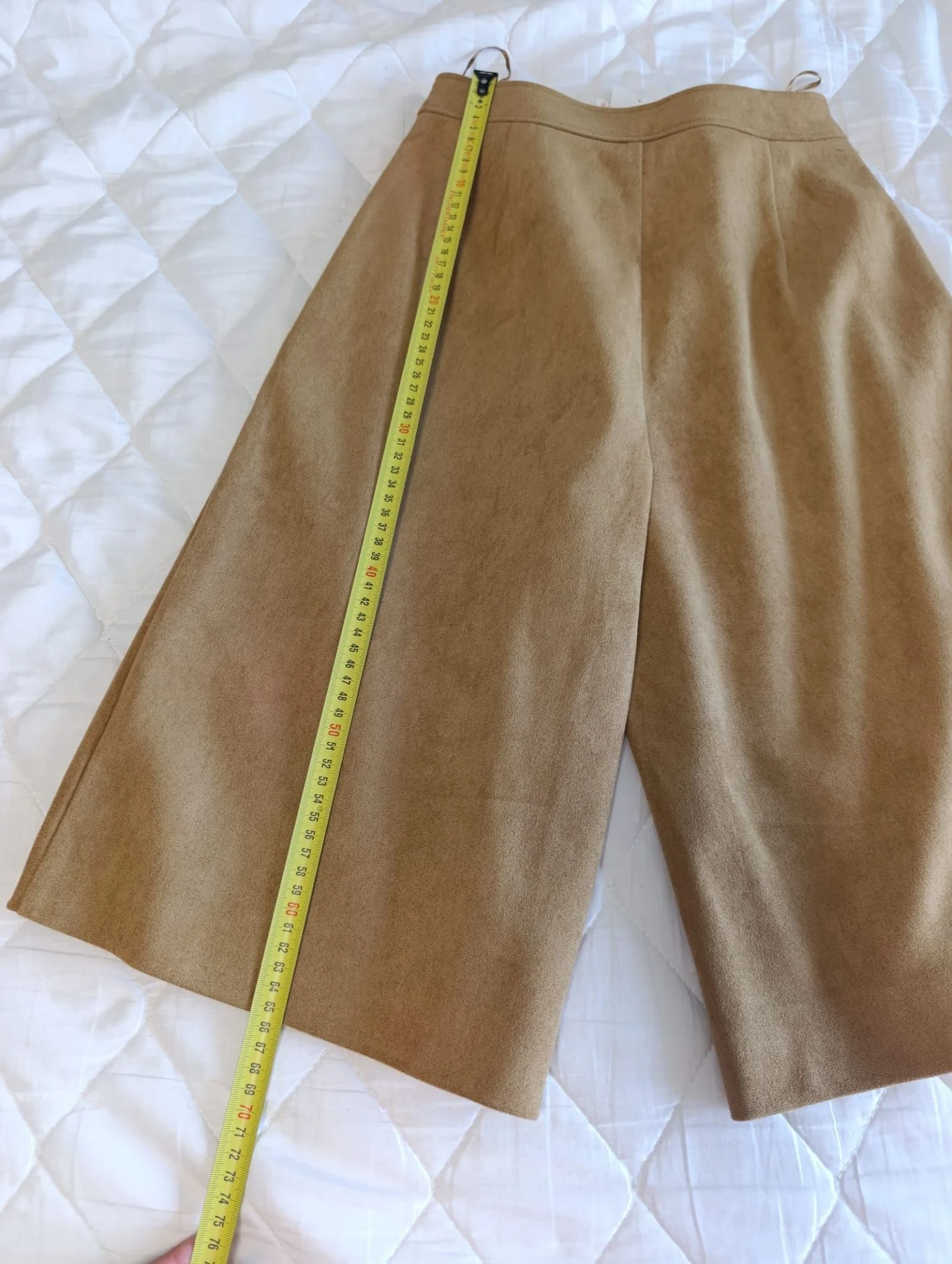 Bermudas largas Zara efeito couro tamanho P – photo 10